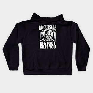 Bigfoot Kills You Kids Hoodie